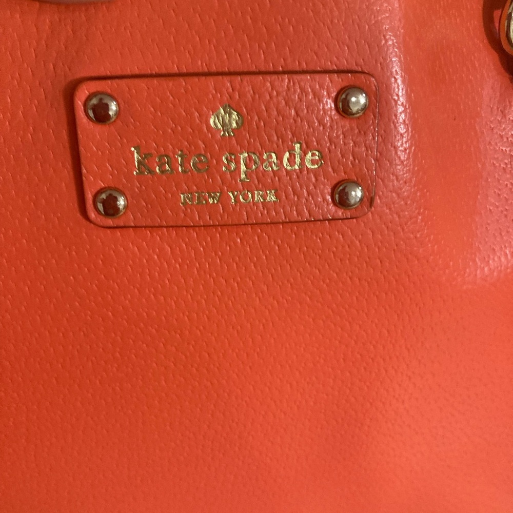 Nice Kate Spade tangerine orange purse